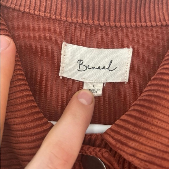 Rust Corduroy Jacket - Picture 3 of 5